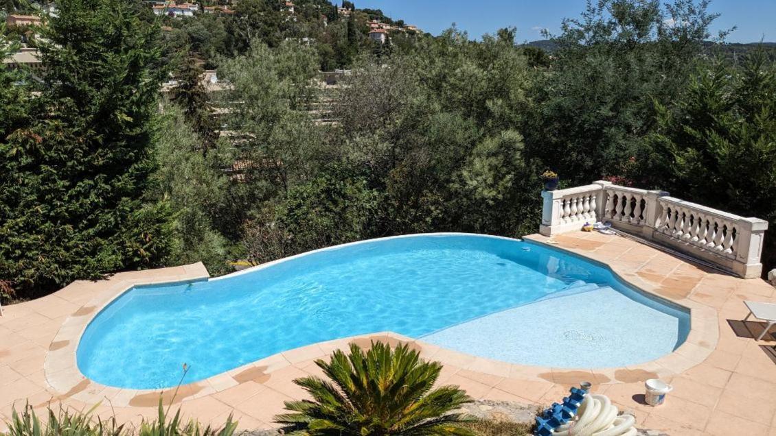 Appartement En Rez De Villa Beausite Mandelieu Exteriör bild